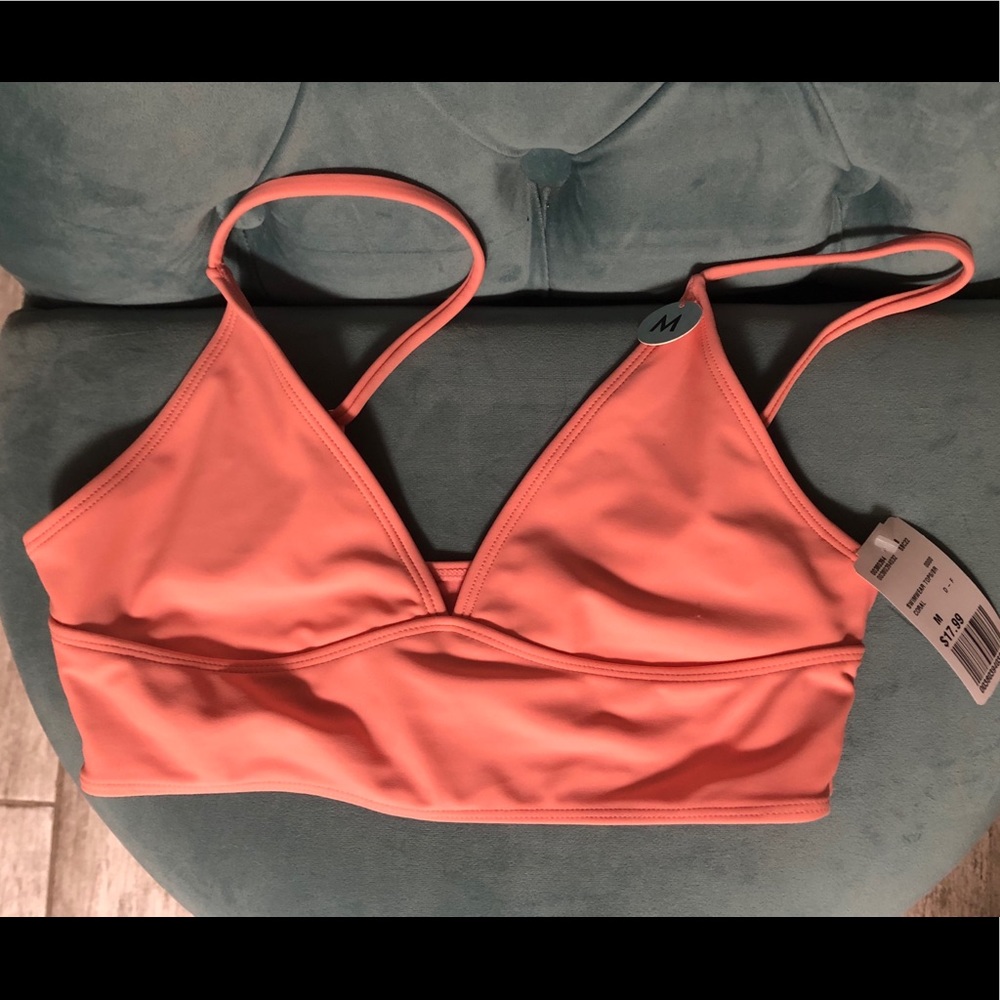 Peach Bathing Suit Top